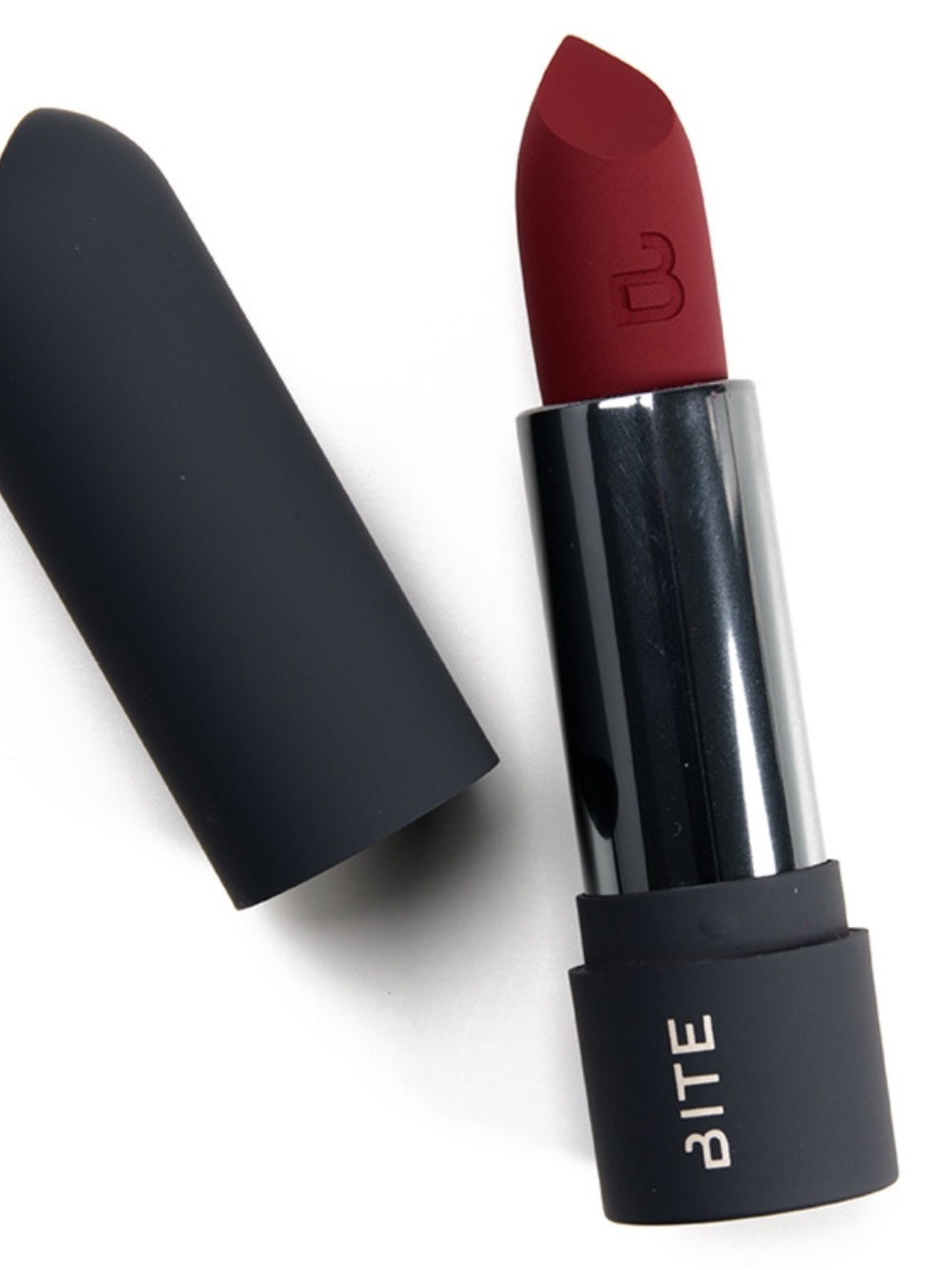 Bite Beauty Power Move Hydrating Soft Matte Lipstick Maple Dark Red New in Box